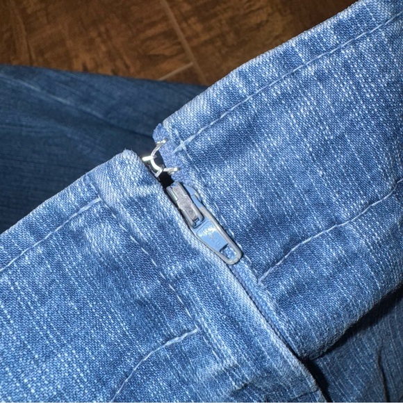 Vintage Denim Ruffle Skirt / Western / Festival. Yvonne Marie, size 10 - Picture 8 of 8